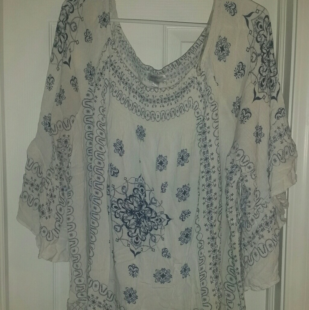 Avenue Peasant Blouse, Size 30/32